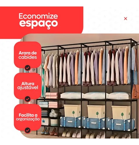 Miniatura 2 de Closet organizador Esqueleto X4